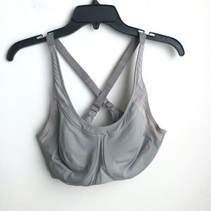Athleta sports bra 38C workout grey